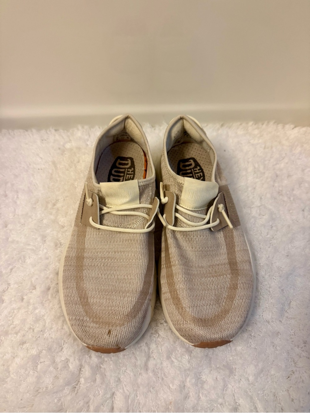 HEYDUDE Sirocco Neutral Casual Shoe - Size Women’s 9